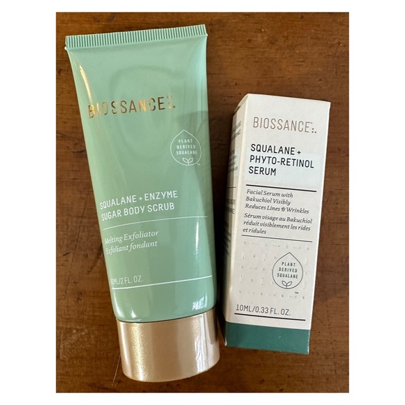 Biossance Set Of Two Travel Size Body Scrub And Face Serum NWT - Picture 5 of 5